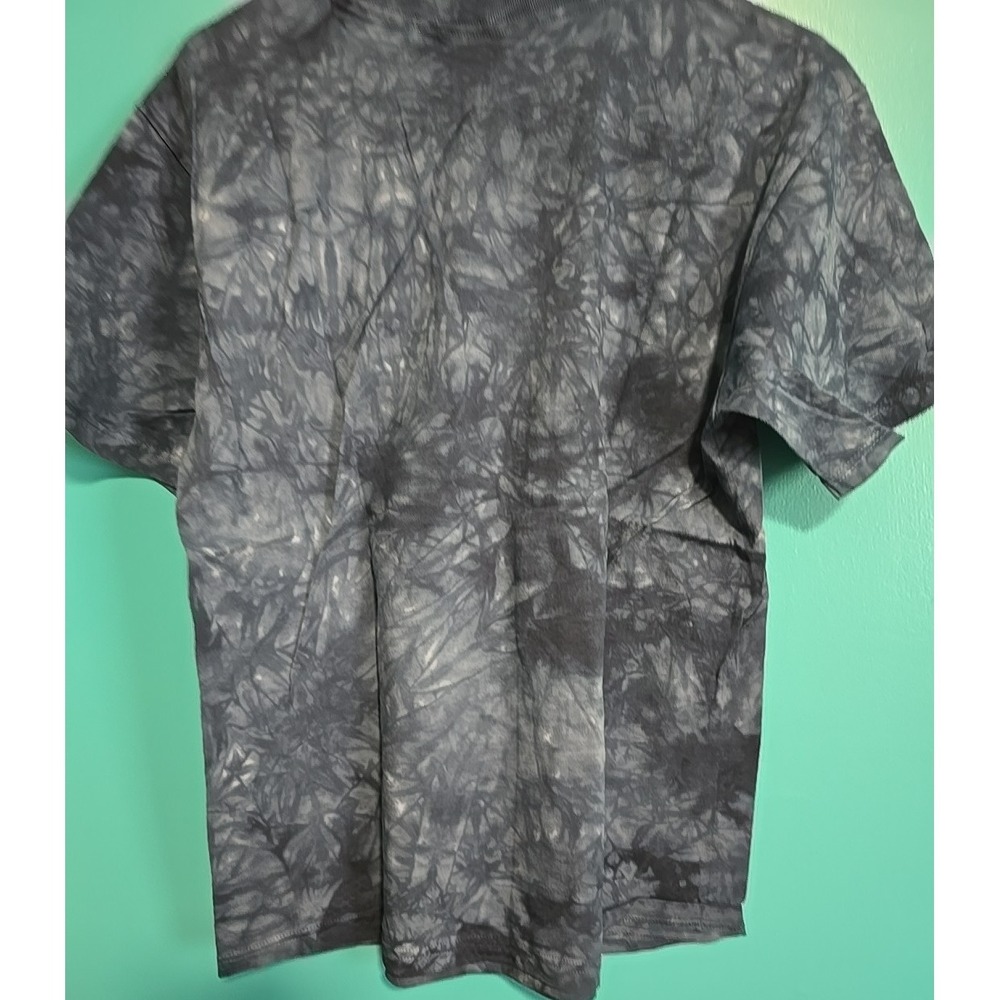 The Mountain Tie-Dye Graphic Tee in Black and Orange - Picture 5 of 5